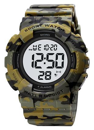 Skmei 2081cmgnwt camo green-white stopped