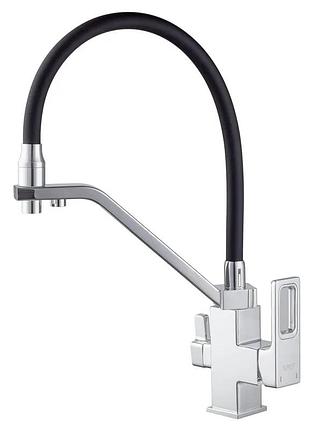 Змішувач для кухні koer kb-72009-01 з виходом для питної води (kr5006)