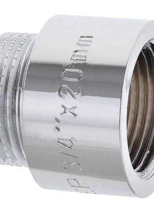 Подовжувач 3/4" 20мм (хром) koer kf.e08-20.chr (kf0106)