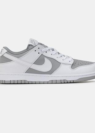 Nike dunk low white grey 2