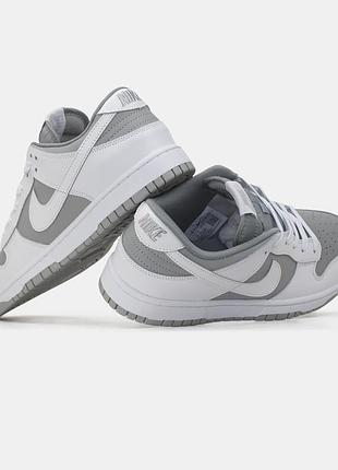 Nike dunk low white grey 5