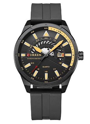Curren 8421 black-yellow