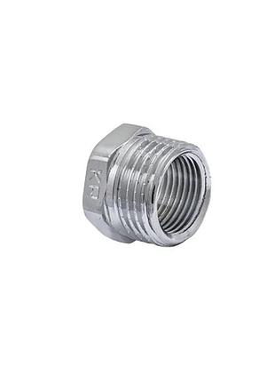 Футорка 3/8"х1/2" (хром) koer kf.f0406.chr (kf0133)