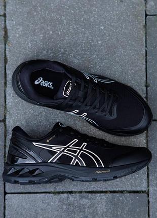 Кроссовки мужские, asics gel kayano 27 gore-tex black white