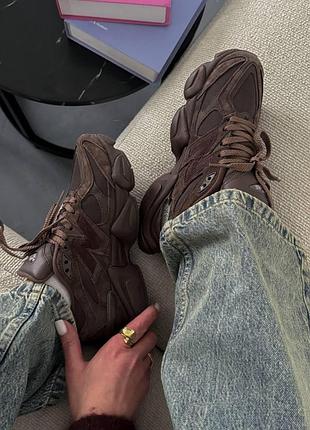 Чоловічі і кросівки 9060 brown