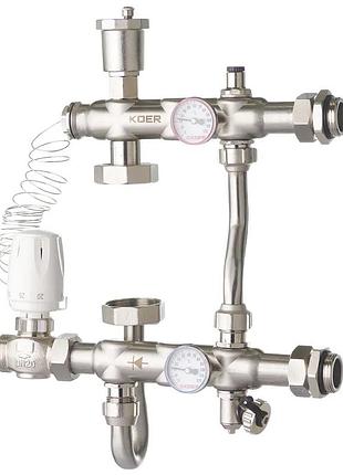 Змішувальний вузол koer kr.s1021 (з байпасом) 1 "нр sus304 (kr2955)