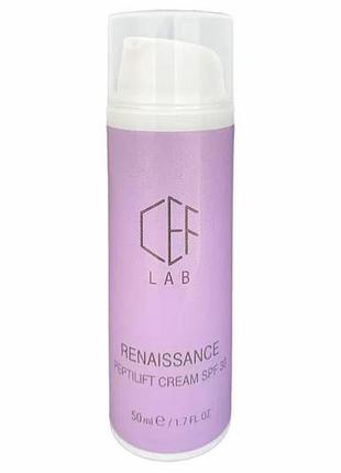 Пептидный дневной крем spf30 ceflab renaissance peptilift cream 50мл