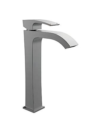 Смеситель для умывальника koer kb-13007-07 высокий (цвет графит) (kr5154)