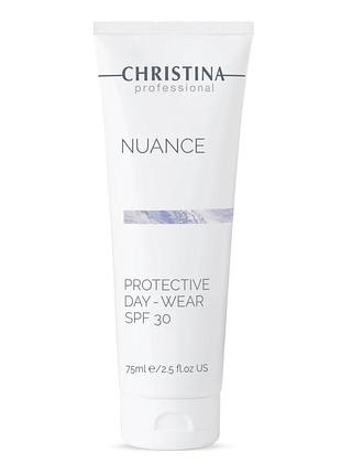 Защитный дневной крем christina nuance protective day wear spf30, 75 мл