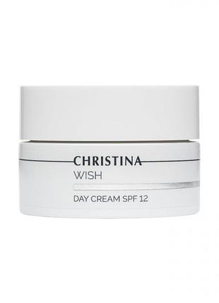 Дневной крем для лица christina wish day cream spf12, 50 мл