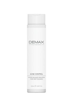 Гидро эмульсия для проблемной кожи (акне, демодекс, розацеа) demax 250 мл