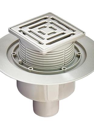 Душевой трап из нержавеющей стали sus304 koer fd14-100x100-180 (прямой отвод) (ac0662)