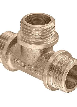 Тройник koer kf.t06m.wn - 1/2''' mmm без никеля (mx1528)