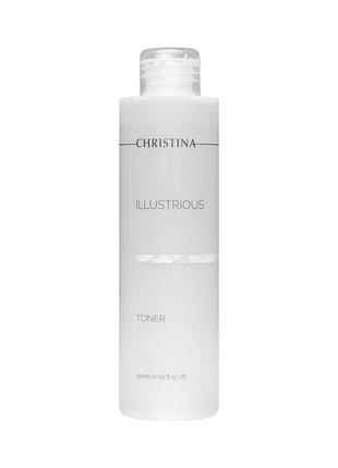Восстанавливающий тоник illustrious toner christina, 300 ml