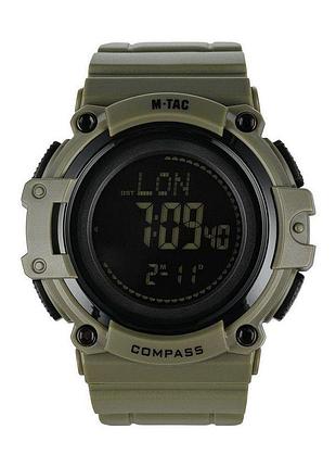 Тактичний годинник з компасом 2233 army m-tac. олива