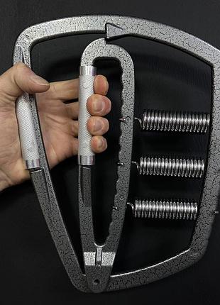 Еспандер кистьовий adjustable hand gripper металевий 3 пружини, регульований (lgst3)
