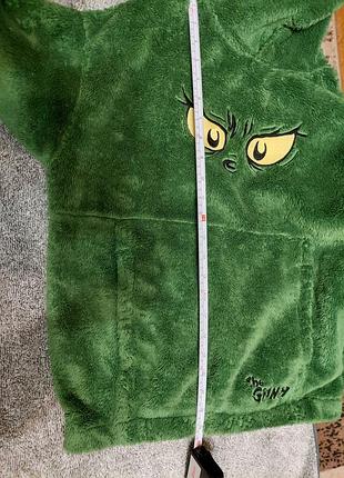 Батник, худи, флис, гренч, grinch, h&amp;m, подростковый 5