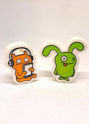 Игрушка kinder surprise ugly dolls - gadgets 2020 vv301 неприглядные куклы - гаджеты shoe laces accesory аксессуар для шнурков