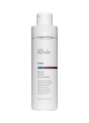 Очищающий гель с экстрактом голубой маргаритки line repair firm blue daisy cleanser 300мл