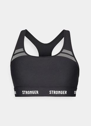 Чорний спортивний топ hero stronger