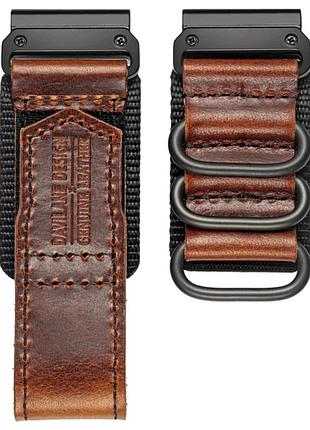 Ремінець для годинника hemsut hga137 mens leather garmin whisky 22 mm