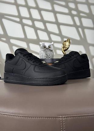 🌺жіночі кросівки nike air force 1 all black
