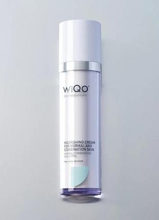 Крем для нормальной и комбинированной кожи nourishing and moisturizing cream face wiqo 50ml