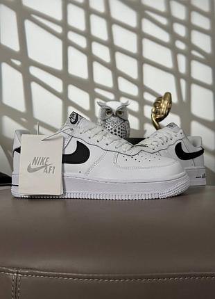 🌺женские кроссовки nike air force 1 w white black