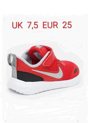 Кроссовки бренда nike revolution 5 сетчатый текстиль made in indonesia ru 7,5 eur 25