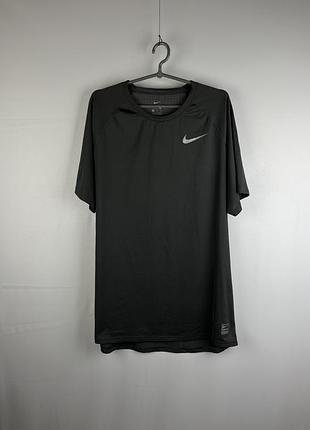 Футболка nike pro найк про спортивна тренувальна класична