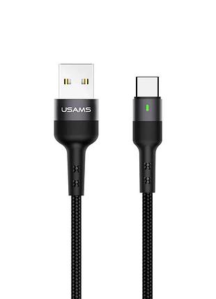 Дата кабель usams 1м. швидка зарядка 3a. fast charge/quick charge . usb/type-c.