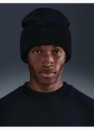 Шапка чоловіча nike peak cozy beanie black hq0369-010 misc