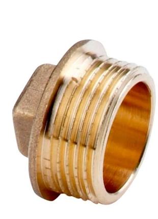 Пробка латунная 3/4" ferro