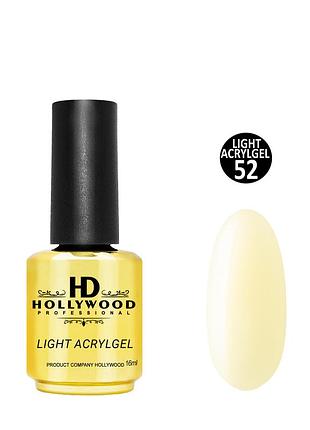 Рідкий акригель light acrygel 52 butter hd hollywood