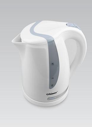 Электрический чайник 1.7л дисковый maestro mr-032-grey электрочайник 2000вт для дома, офиса, дачи