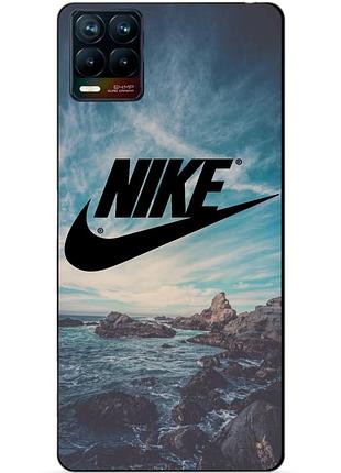 Силіконовий чохол бампер для realme 8 / 8 pro з малюнком nike