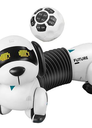 Интерактивная игрушка собака-робот sht k22 white