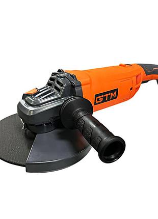 Угловая шлифовальная машина gtm agk230/3000h 3000 вт 230 мм м14