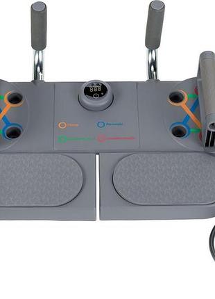 Дошка для віджимань gymtek multi push up board сірий