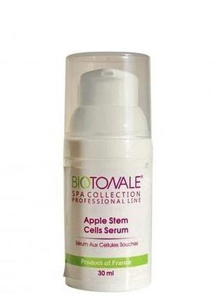 Сыворотка для лица со стволовыми клетками яблок apple stem cells serum biotonale, 30 мл