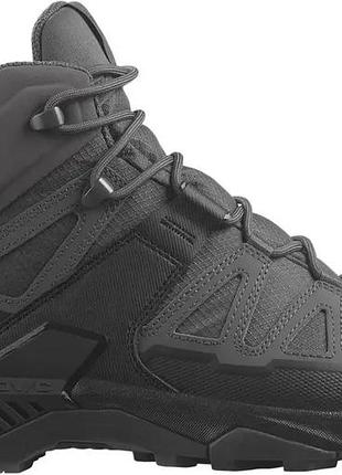 Тактические ботинки salomon x ultra forces mid gtx 12 wolf/black/black