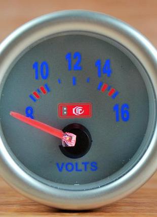 Указател напряжения (вольтметр) led 12в 52mm с подсветкой