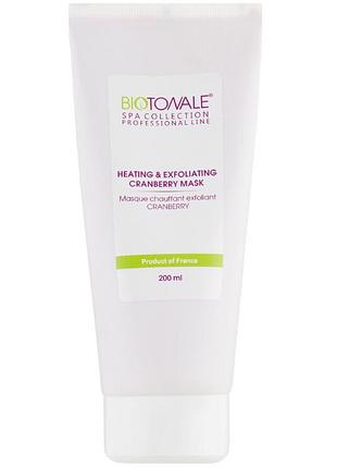 Самонагревающаяся пилинг – маска с клюквой biotonale 200мл