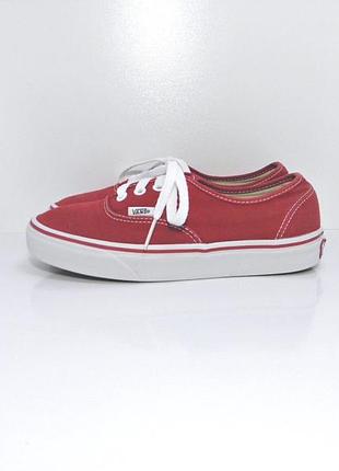 Жіночі оригінальні червоні кеди vans р. 38