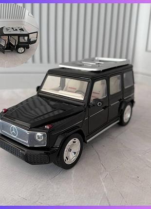 Дитяча машинка металева інерційна ap-2047 mercedes-benz concept eqg 1:24 чорний
