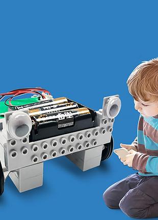 Stem-конструктор lesko txmr-004 программируемый робомобиль 13шт 3