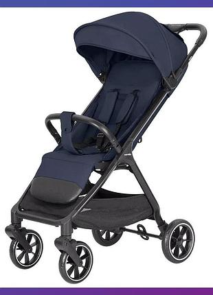 Дитяча прогулянкова коляска — книжка з регульованою спинкою carrello forza crl-5535 aero blue синій