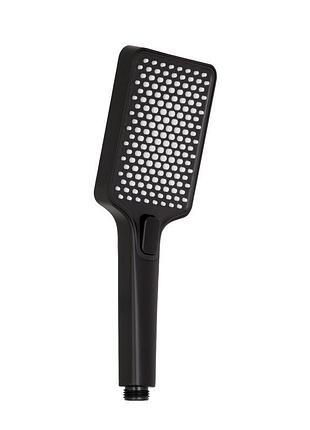 Лейка для ручного душа qtap rucni 140x95 мм прямоугольная qtruc125blm45959 black matt