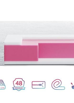 Матрац highfoam zephyr lazy slivki скрутка, розмір 150х190 см