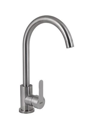 Смеситель для кухни u-образный brinex pure 015f u-образный nickel bripur015fnkl